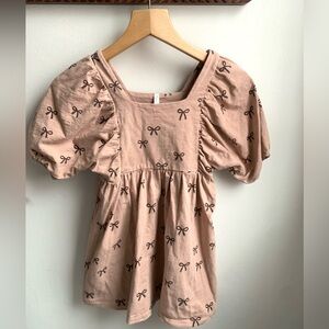 Rylee + cru puffy sleeve dress